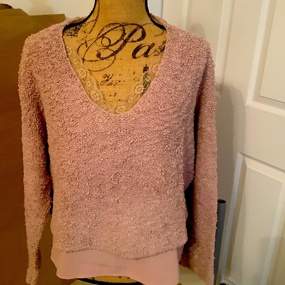 Free People Sweater sold with Lace Camisole underneath